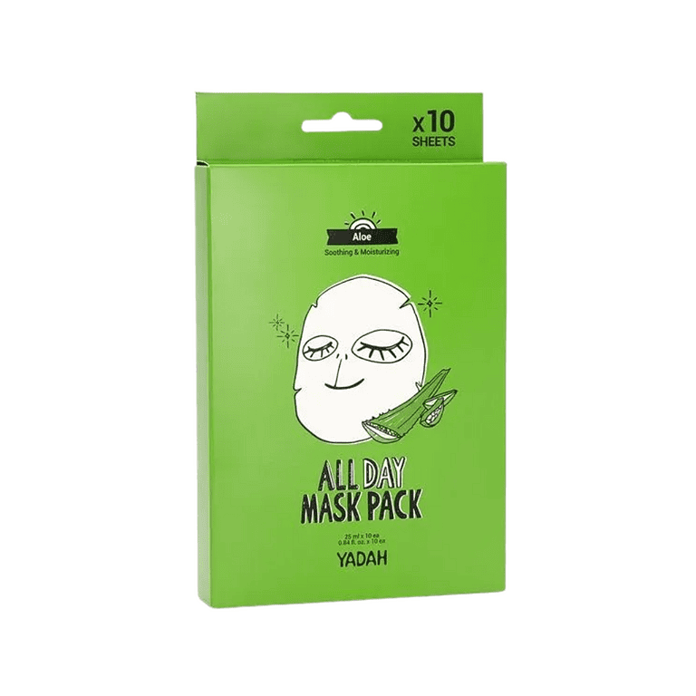 YADAH ALL DAY MASK PACK ALOE 10EA