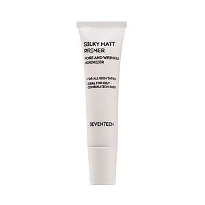 Silky Matt Primer për lëkurë të yndyrshme dhe me rrudha, 30 ml, për bazë makijazhi.