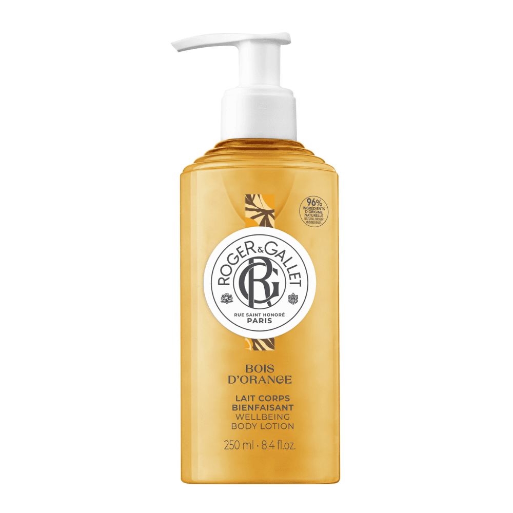 Lotion trupash Bois d'Orange ROGER&GALLET për mirëqenien e lëkurës, 250ml.