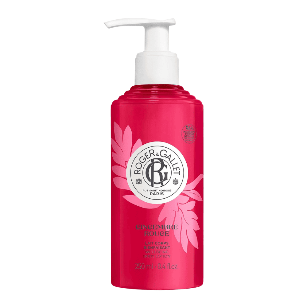 Lëkurë e butë dhe e freskët me locion trupor Gingembre Rouge nga Roger & Gallet 250ml.