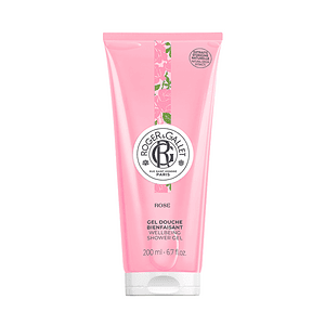 Gel duhe Rose Roger & Gallet 200ml, produkt për pastrim dhe mirëqenie të lëkurës.