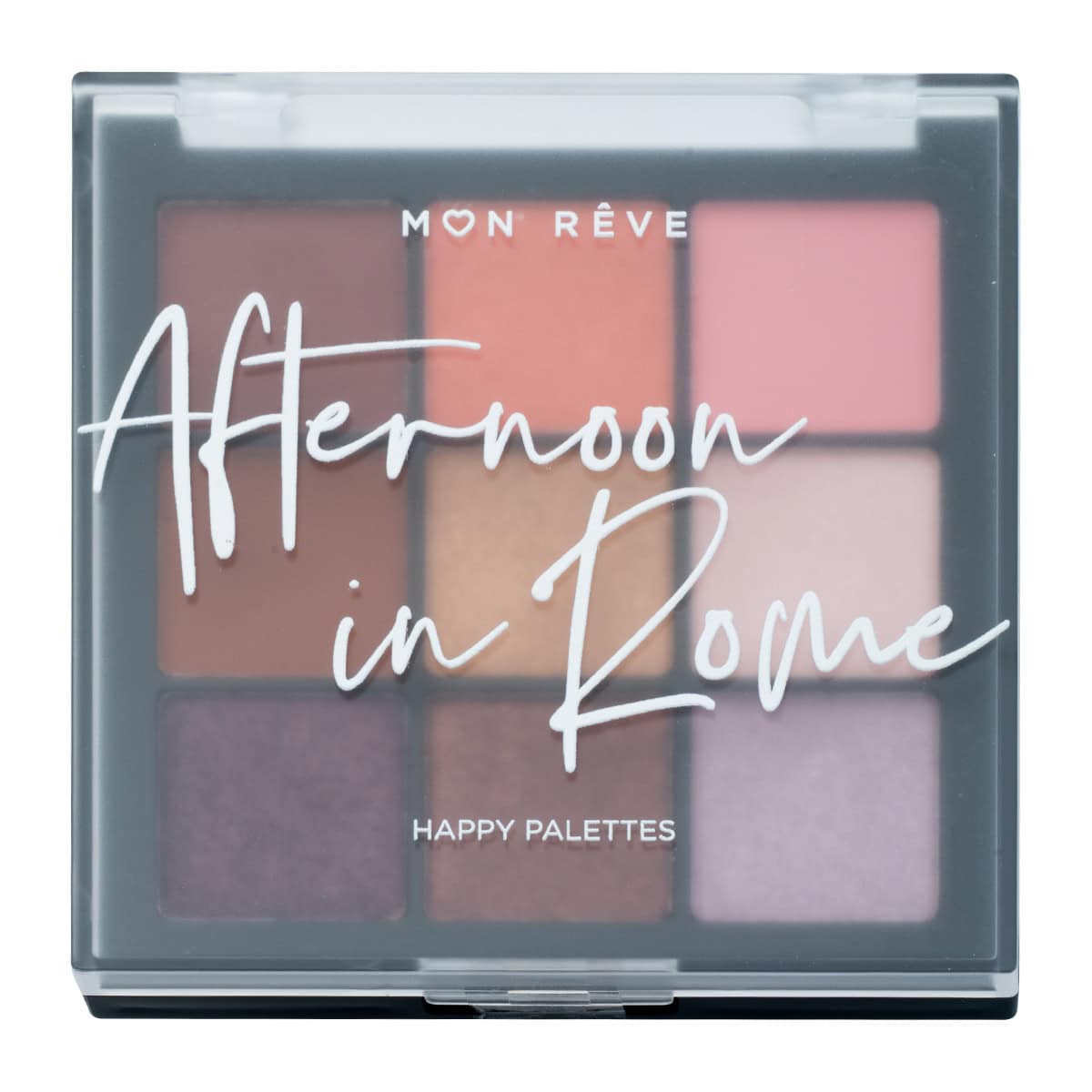 Paletë e syve Mon Rêve Afternoon in Rome me ngjyra të ndryshme për makeup të shpejtë dhe të thjeshtë.