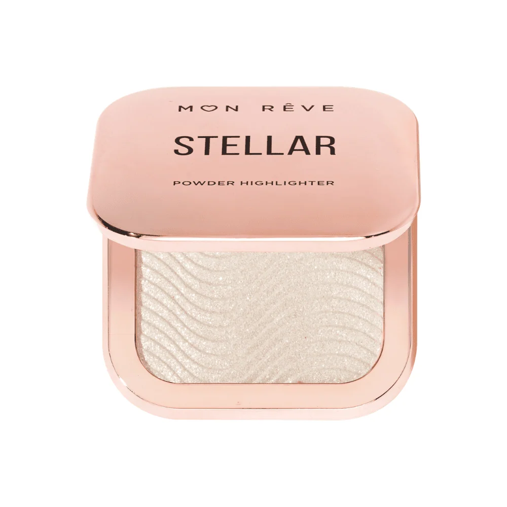 Stellar highlighter për fytyrën, për shkëlqim natyral dhe efekt të veçantë.