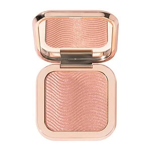 Ngjyrë rozë e shkëlqyeshme e highlighter-it me shkëlqim të artë për pamje të ndritshme dhe tërheqëse.