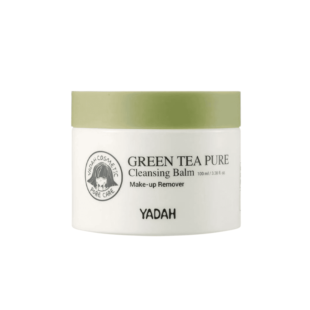 YADAH Green Tea Pure Cleansing Balm për pastrimin e lëkurës dhe heqjen e make-up-it.