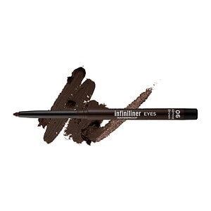 Penë syshkrues Infiniliner për make-up me ngjyrë të errët dhe rezistencë ndaj ujit.