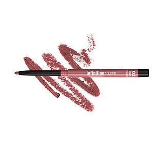 Buzëkuq për buzë Infiniliner No 02 Dark Nude, produkt kozmetike për buzë me ngjyrë natyrale dhe qënd.