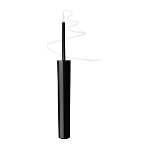 Kozmetikë për sy, laps për sy të bardhë, produkt për make-up sy, kozmetikë profesionale.