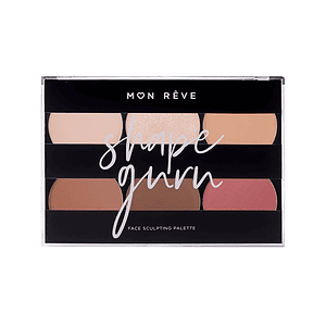 Paletë konturash Moon Rêve për konturim dhe shkëlqim të fytyrës, produkt kozmetik për make-up.