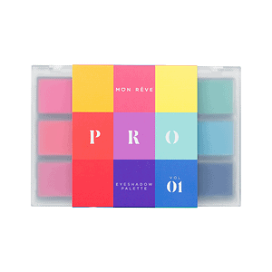 Paletë sysh me ngjyra të ndryshme për make-up sysh, produkt kozmetike për sy.