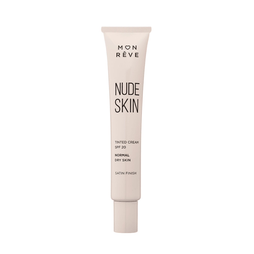 Krem për lëkurë të thatë Nude Skin me SPF 20 për lëkurë normale dhe të thatë.