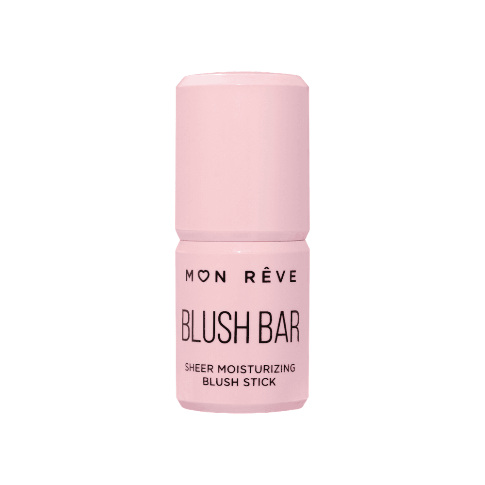 Blush stick MRV BLUSH BAR No 02 për buzë dhe faqe, produkt kozmetike me ngjyrë rozë të lehtë.