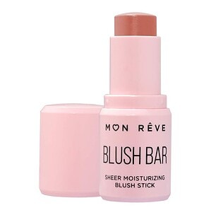 Blush stick për fytyrën, produkt kozmetike për shkëlqim natyral dhe konturim të lëkurës.
