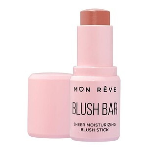 Blush stick për fytyrën, produkt kozmetike për shkëlqim natyral dhe konturim të lëkurës.