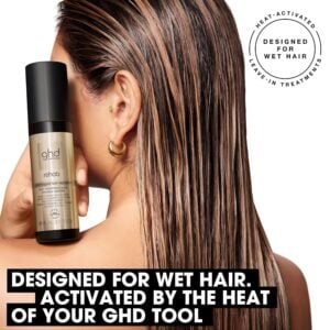 GHD Rehabs për flokë të lagur, trajtim për flokë të dëmtuar dhe të lagur, produkt kozmetik për kujde.