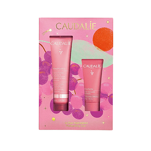 Set kremash hidratues Caudalie Vinohydra me dy produkte për lëkurën e thatë dhe dehidruar.