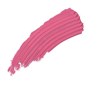 Ngjyra rozë kulminon në shirit të ngjyrës së makeup në sfond të bardhë.