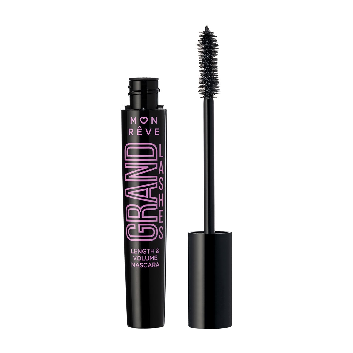 Mascara rezistente shkallë e gjatë dhe volumishme nga Moon Réve Granda Lash shton ngjyrë dhe thellim.