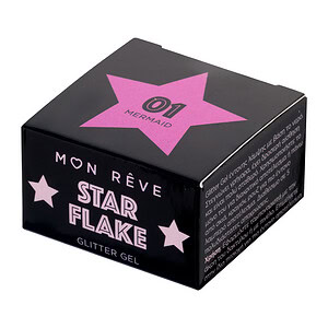 Star Flake xhiros me ngjyrë pink në kuti me logo 01 Mermaids.
