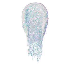 Produkt kozmetik, shkëlqim i ngjyrave pastel, shkumë reflektuese në stilin ombre.