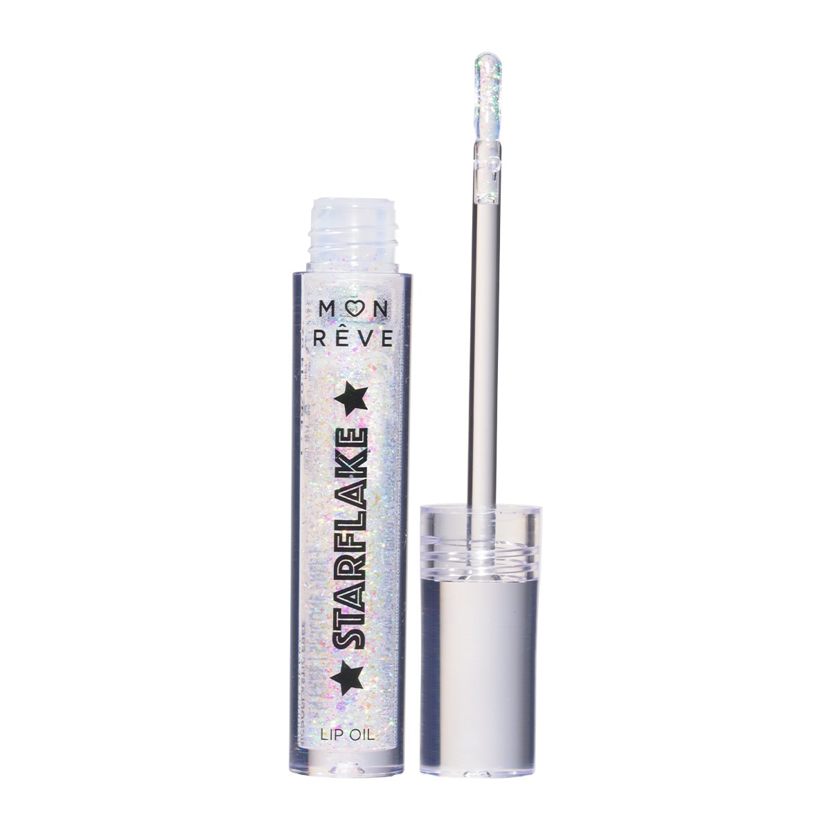 Lipë Diorit me shkëlqim në sunar, shkëlqim ylberor nga Stellaake lip oil.