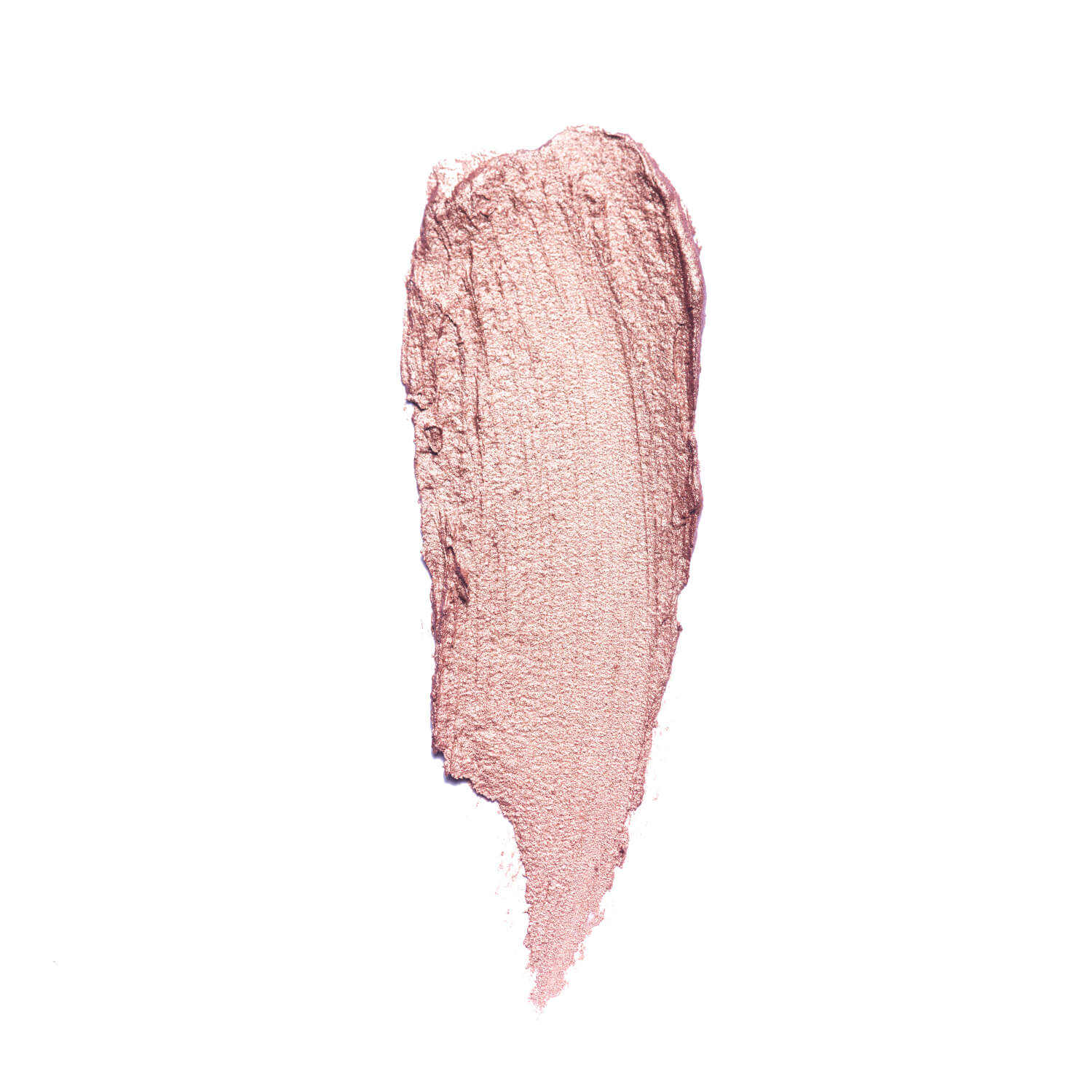 Krem i ngjyrës rozë çelur për kozmetikë, teksturë si scrub ose highlighter.