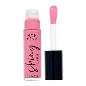 Gloss lip gloss from Moon Rêve, pink shade, applicator wand visible.
