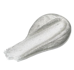 Produkt kozmetik shkëlqyes pezullueshëm me ngjyrë argjendi, për kremim dhe dërgesën e ngjyrave.