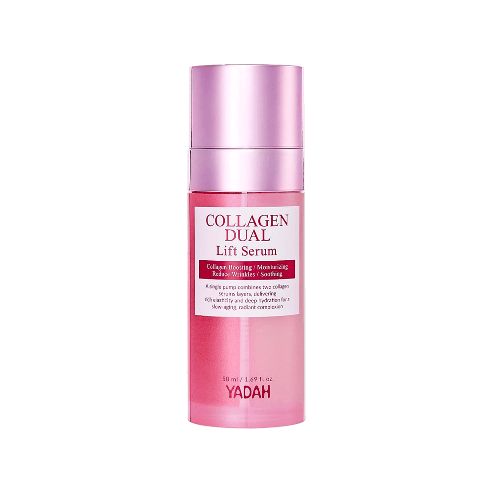 Kolagjeni Dual Lift Serum ndihmon fuqizimin e lëkurës dhe redukton rrudhat, përmban kolagjen dhe ngj.