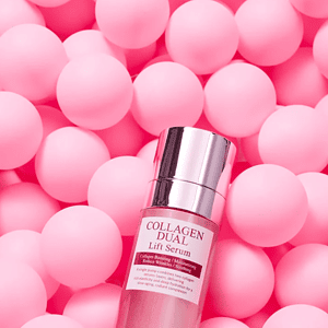 Kolagen The Dual Lift Serum për lëkurë të tonit të barabartë dhe rigjenerim të lëkurës.