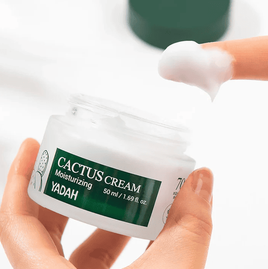 Krem Coconut Cactus moisturizues YADAH për kujdesin e lëkurës, krem i butë për përdorim të përditë.