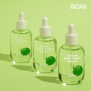 Kaktus green hydra serum diçka nga YADAH, tretet hidratim qelizor me serume, qelqi jeshil i ngjyrës.